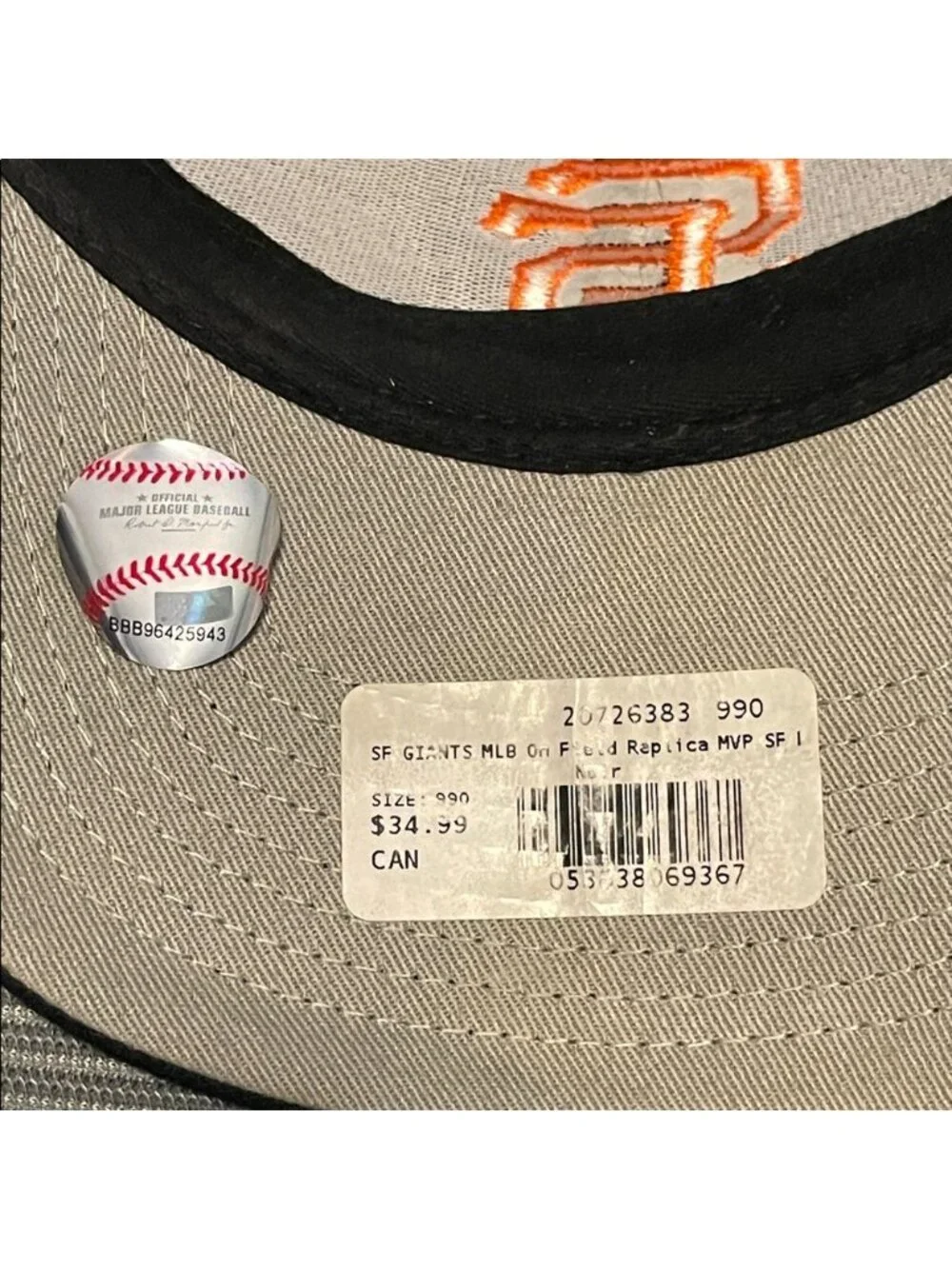 NWT '47 San Francisco Giant Adjustable Baseball Hat
